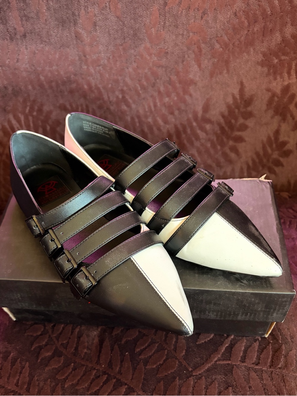 RARE Strangecvlt Coven two tone witchy flats